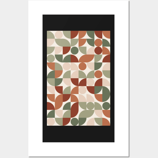 Rich Look Pattern - Shapes #4 Wall Art by Trendy-Now